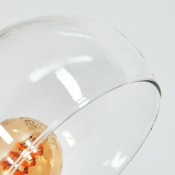 hofstein Nikkala Lampadaire Chrome, Noir, 5 lumières