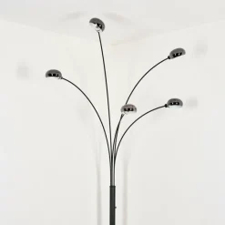 hofstein Nikkala Lampadaire Marbre, Noir, 5 lumières