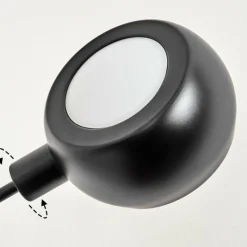 hofstein Nikkala Lampadaire Marbre, Noir, 5 lumières