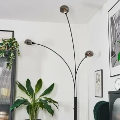 hofstein Nikkala Lampadaire Noir, 3 lumières