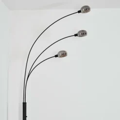 hofstein Nikkala Lampadaire Noir, 3 lumières