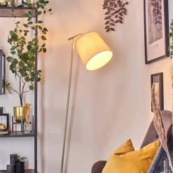 Lampes En Tissu-hofstein Nobar Lampadaire, Liseuse Beige, 1 lumière