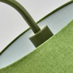 Lampes En Tissu-hofstein Nobar Lampadaire, Liseuse Vert, 1 lumière