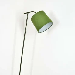 Lampes En Tissu-hofstein Nobar Lampadaire, Liseuse Vert, 1 lumière