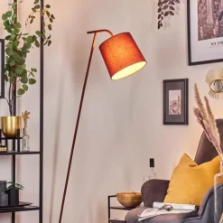 Lampes En Tissu-hofstein Nobar Lampadaire, Liseuse Rouge, 1 lumière