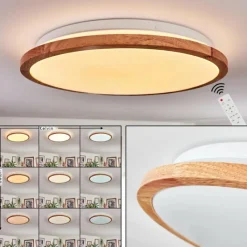 Luminaires Scandinaves-hofstein Nogueira Plafonnier, Panel LED Blanc, 1 lumière, Télécommandes