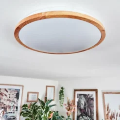 Luminaires Scandinaves-hofstein Nogueira Plafonnier, Panel LED Blanc, 1 lumière, Télécommandes