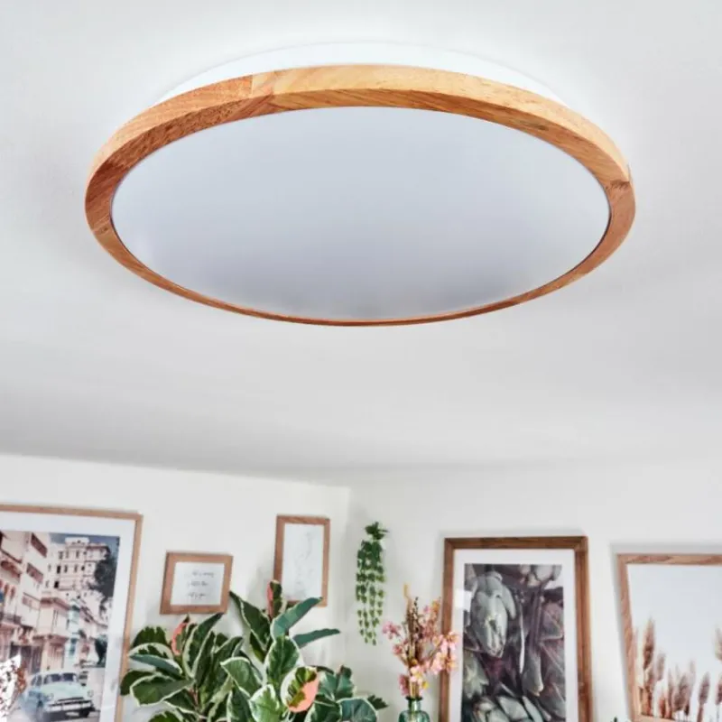 Luminaires Scandinaves-hofstein Nogueira Plafonnier, Panel LED Blanc, 1 lumière, Télécommandes