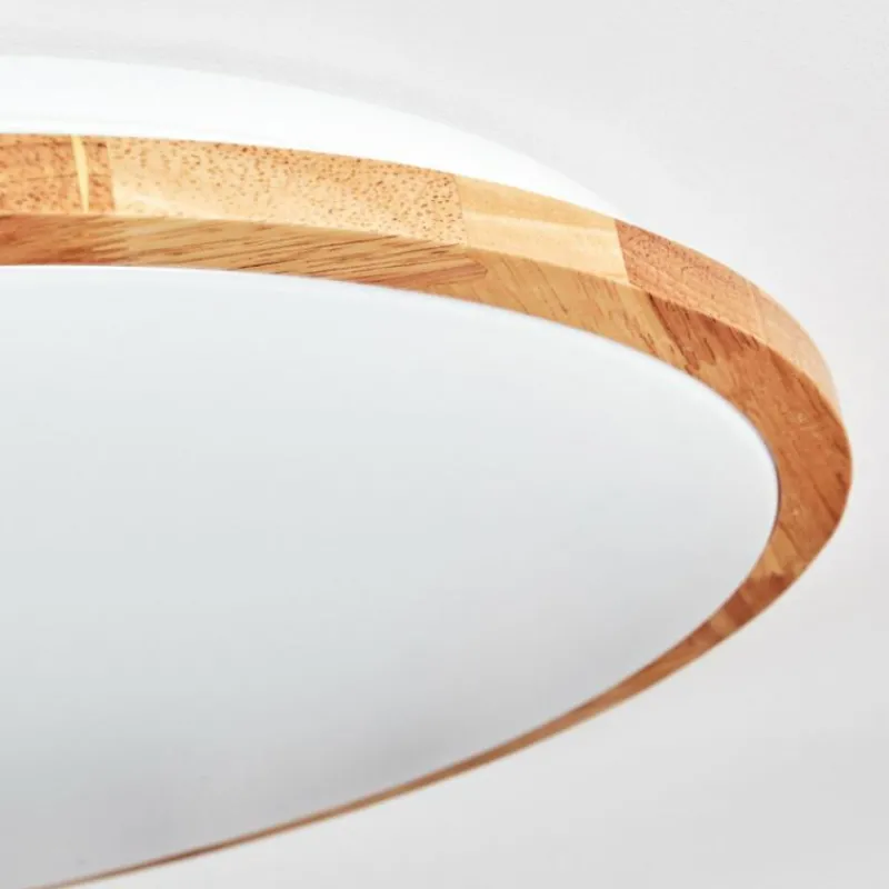 Luminaires Scandinaves-hofstein Nogueira Plafonnier, Panel LED Écru, Blanc, 1 lumière, Télécommandes