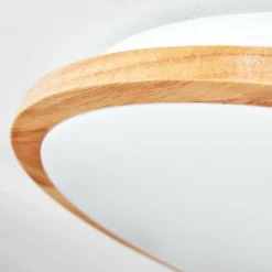 Luminaires Scandinaves-hofstein Nogueria Plafonnier, Panel LED Blanc, 1 lumière, Télécommandes