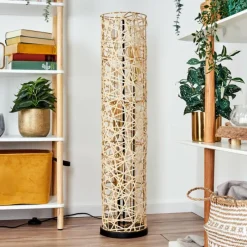 Lampes Dorées-hofstein Nordby Lampadaire Noir, 3 lumières