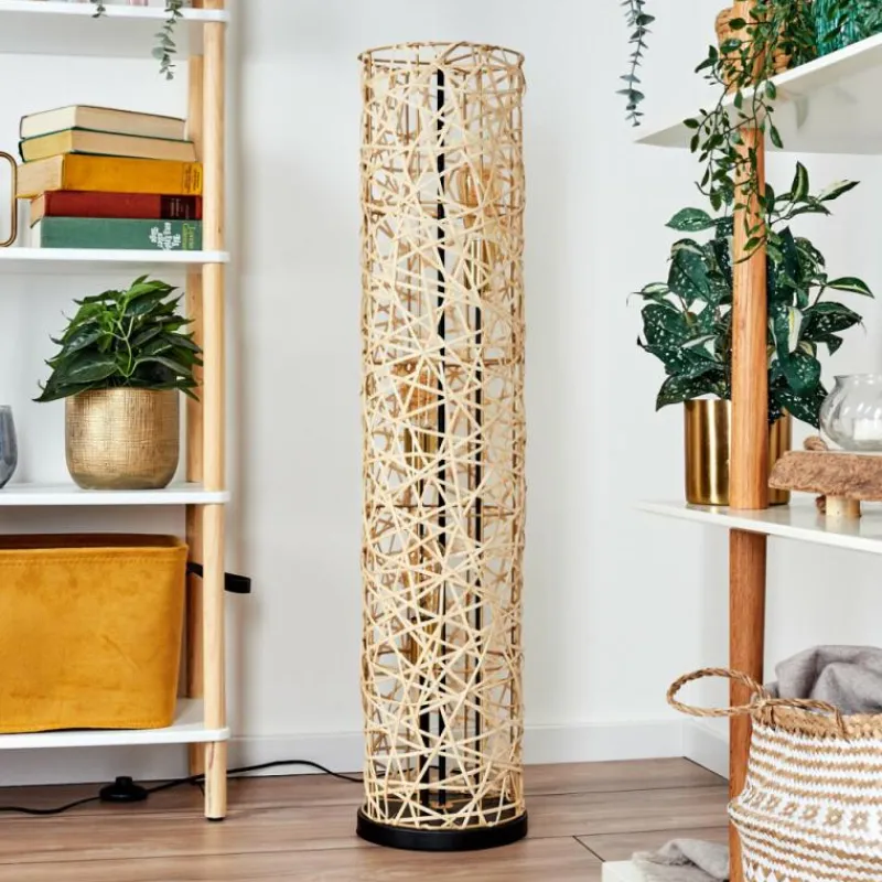 Lampes Dorées-hofstein Nordby Lampadaire Noir, 3 lumières