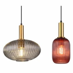 Luminaires Globo Lighting NORMY Suspension Laiton, 4 lumières