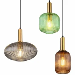 Luminaires Globo Lighting NORMY Suspension Laiton, 6 lumières