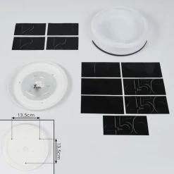 hofstein Numéro d'adresse éclairé Eppeland LED Noir, 1 lumière