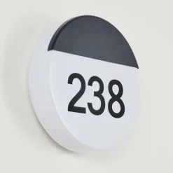 hofstein Numéro d'adresse éclairé Eppeland LED Noir, 1 lumière