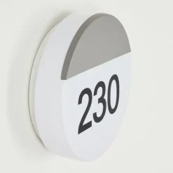 hofstein Numéro d'adresse éclairé Eppeland LED Anthracite, 1 lumière