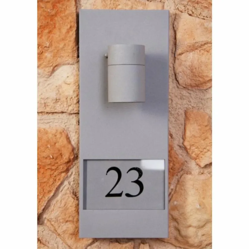 Luminaires Konstsmide Numéro d'adresse éclairé Konstsmide MODENA Gris, 1 lumière