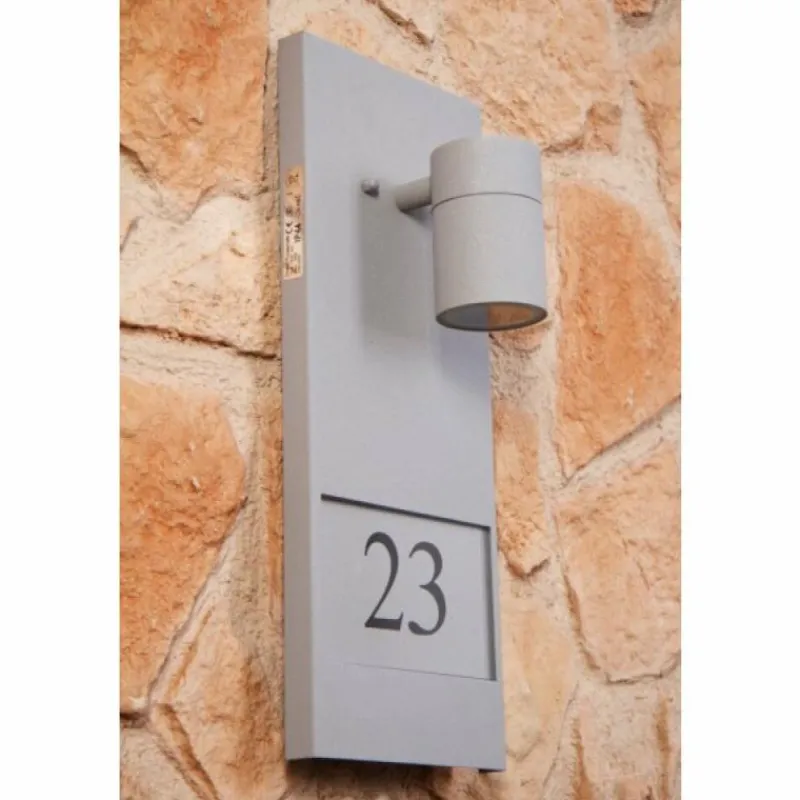 Luminaires Konstsmide Numéro d'adresse éclairé Konstsmide MODENA Gris, 1 lumière