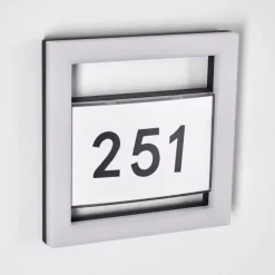 hofstein Numéro d'adresse éclairé Linna LED Blanc, 1 lumière