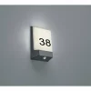 Luminaires Trio Numéro d'adresse éclairé Trio-Leuchten Kasai LED Anthracite, 1 lumière