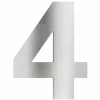 Luminaires LCD Numéros de maison LCD 4 Acier inoxydable