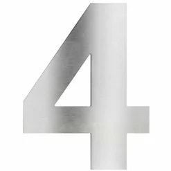 Luminaires LCD Numéros de maison LCD 4 Acier inoxydable