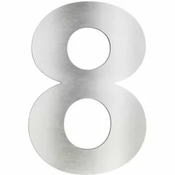 Luminaires LCD Numéros de maison LCD 8 Acier inoxydable