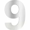 Luminaires LCD Numéros de maison LCD 9 Acier inoxydable