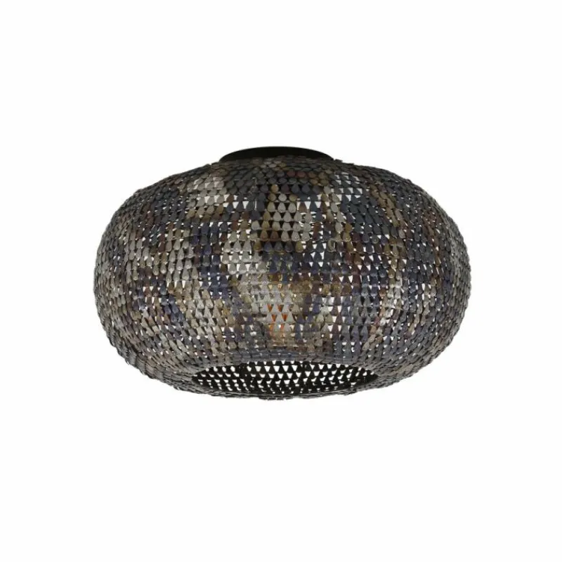 hofstein Ommerlanderwijk Plafonnier Brun, Noir, 1 lumière* Plafonniers