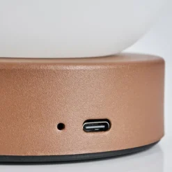 hofstein Opsaheden Lampe à poser LED Brun, Blanc, 1 lumière