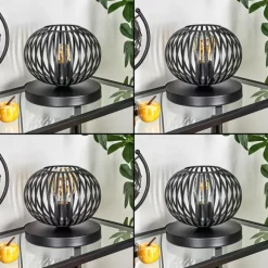 Lampes Industrielles-hofstein Oravi Lampe à poser Noir, 1 lumière