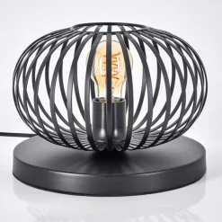 hofstein Oravi Lampe à poser Noir, 1 lumière