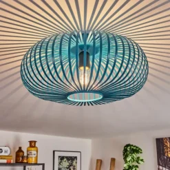 hofstein Oravi Plafonnier Bleu, 1 lumière