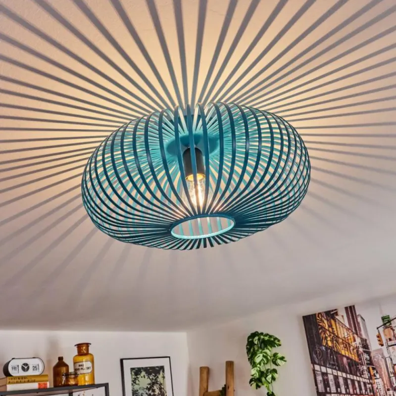 hofstein Oravi Plafonnier Bleu, 1 lumière