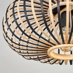 Luminaires Scandinaves-hofstein Oravi Plafonnier Noir, 1 lumière