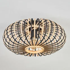 Luminaires Scandinaves-hofstein Oravi Plafonnier Noir, 1 lumière