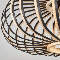 Luminaires Scandinaves-hofstein Oravi Plafonnier Noir, 1 lumière