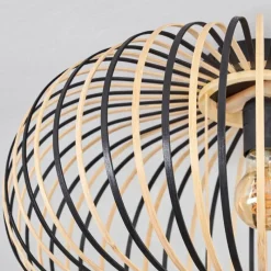 Luminaires Scandinaves-hofstein Oravi Plafonnier Noir, 1 lumière