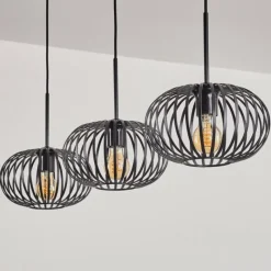 hofstein Oravi Suspension Noir, 3 lumières
