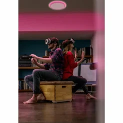 Luminaires Ledvance ORBIS Applique murale / Plafonnier LED Blanc, 1 lumière, Changeur de couleurs