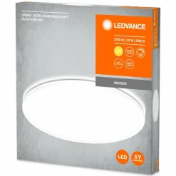 Luminaires Ledvance ORBIS Applique murale / Plafonnier LED Blanc, 1 lumière* Éclairage Led