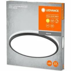 Luminaires Ledvance ORBIS Applique murale / Plafonnier LED Noir, 1 lumière* Éclairage Led