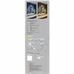 Luminaires Ledvance Orbis Luminaire de salle de bain LED Chrome, 1 lumière* Éclairage Led