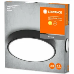 Luminaires Ledvance Orbis Plafonnier LED Noir, 1 lumière* Éclairage Led