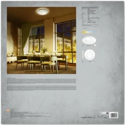 Luminaires Ledvance Orbis Plafonnier LED Blanc, 1 lumière* Éclairage Led