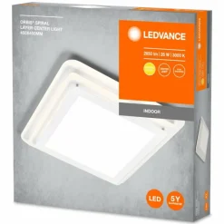 Luminaires Ledvance Orbis Plafonnier LED Blanc, 1 lumière* Éclairage Led