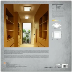 Luminaires Ledvance Orbis Plafonnier LED Blanc, 1 lumière* Éclairage Led