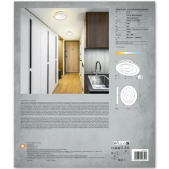 Luminaires Ledvance Orbis Plafonnier LED Blanc, 1 lumière* Éclairage Led