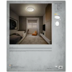 Luminaires Ledvance Orbis Plafonnier LED Blanc, 1 lumière* Éclairage Led